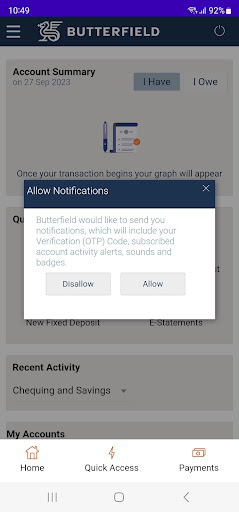 bank of butterfield online