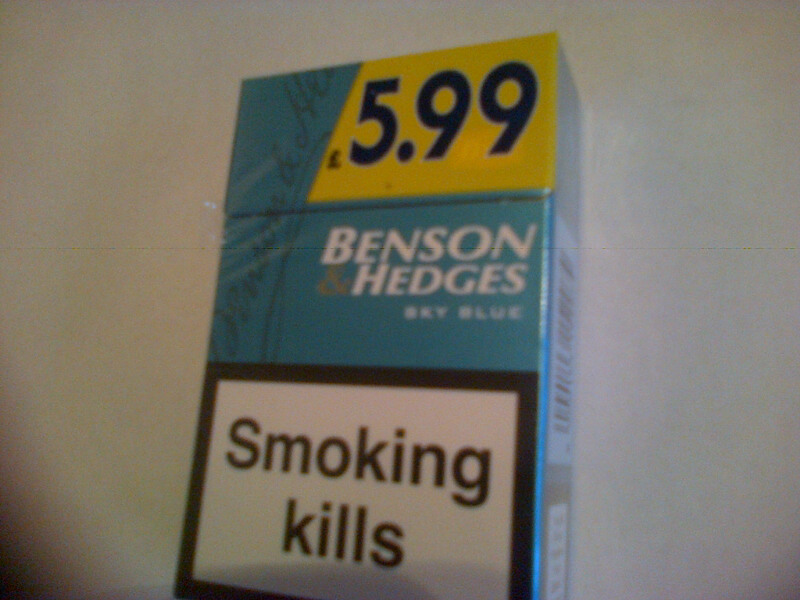 benson and hedges blue strength