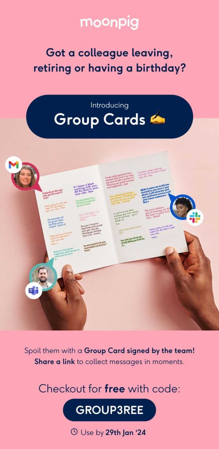 moonpig group cards