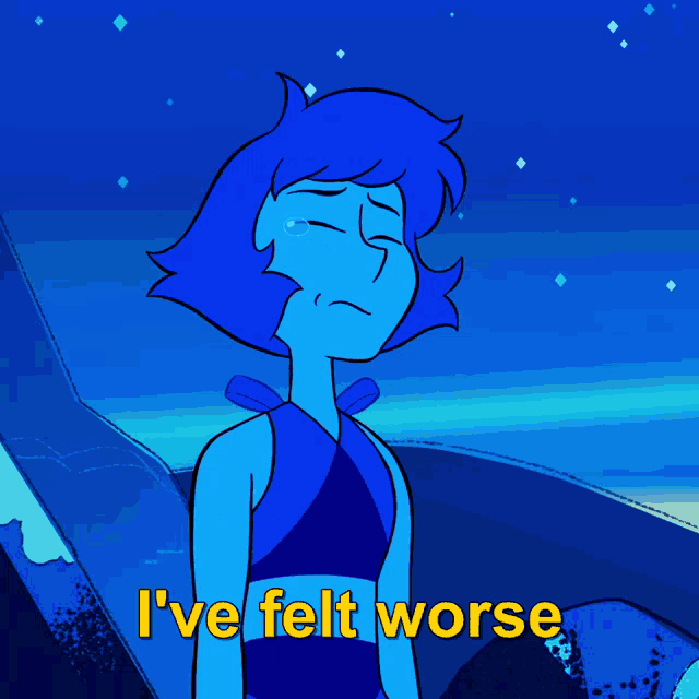 lapis lazuli i ve felt worse