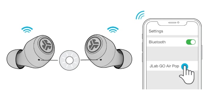 how to pair jlab earbuds