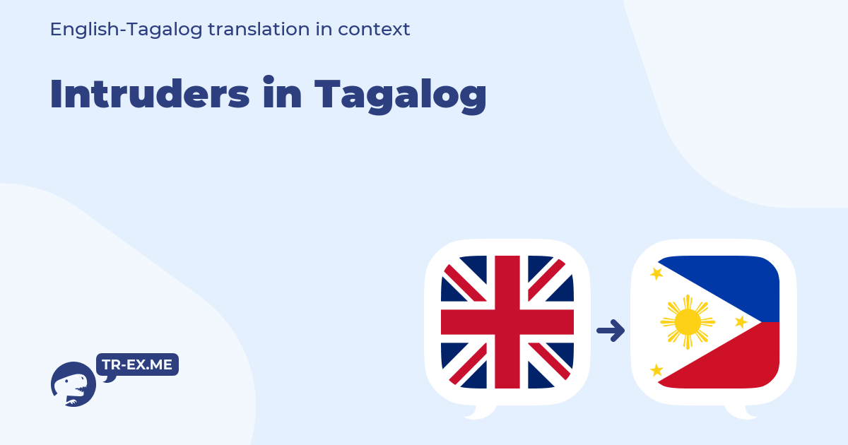 intruder meaning tagalog