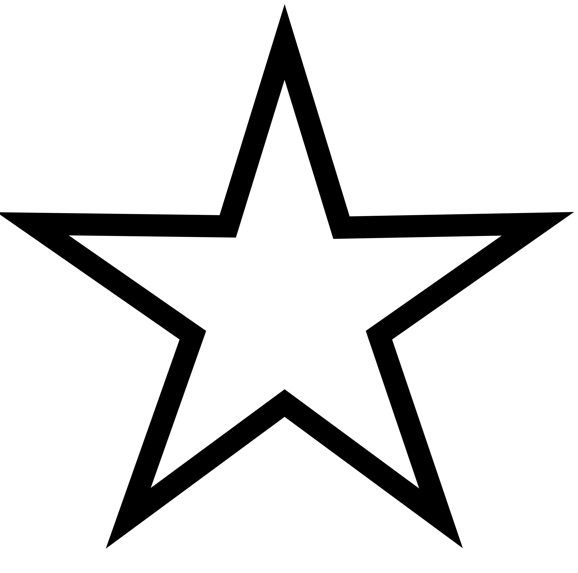 clipart black and white star