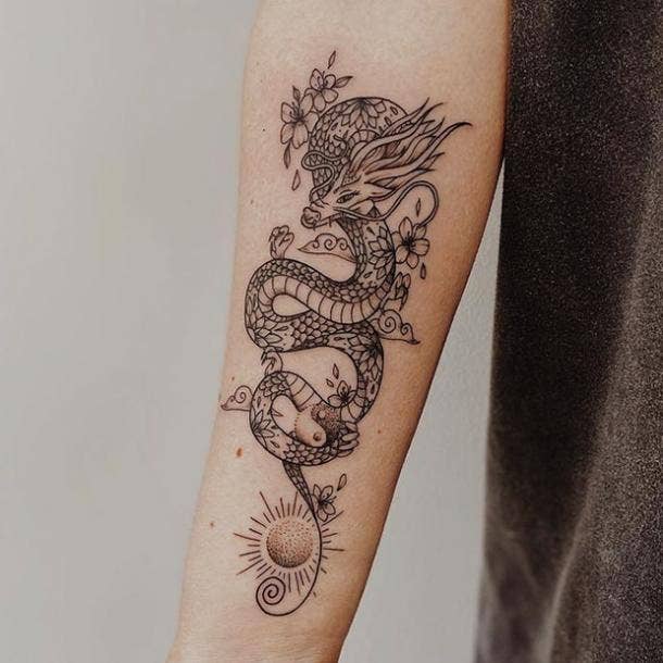 dragon tattoos for women