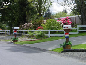 reflectors for driveway entrance