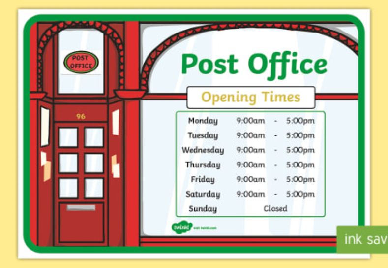 post offices open on saturday