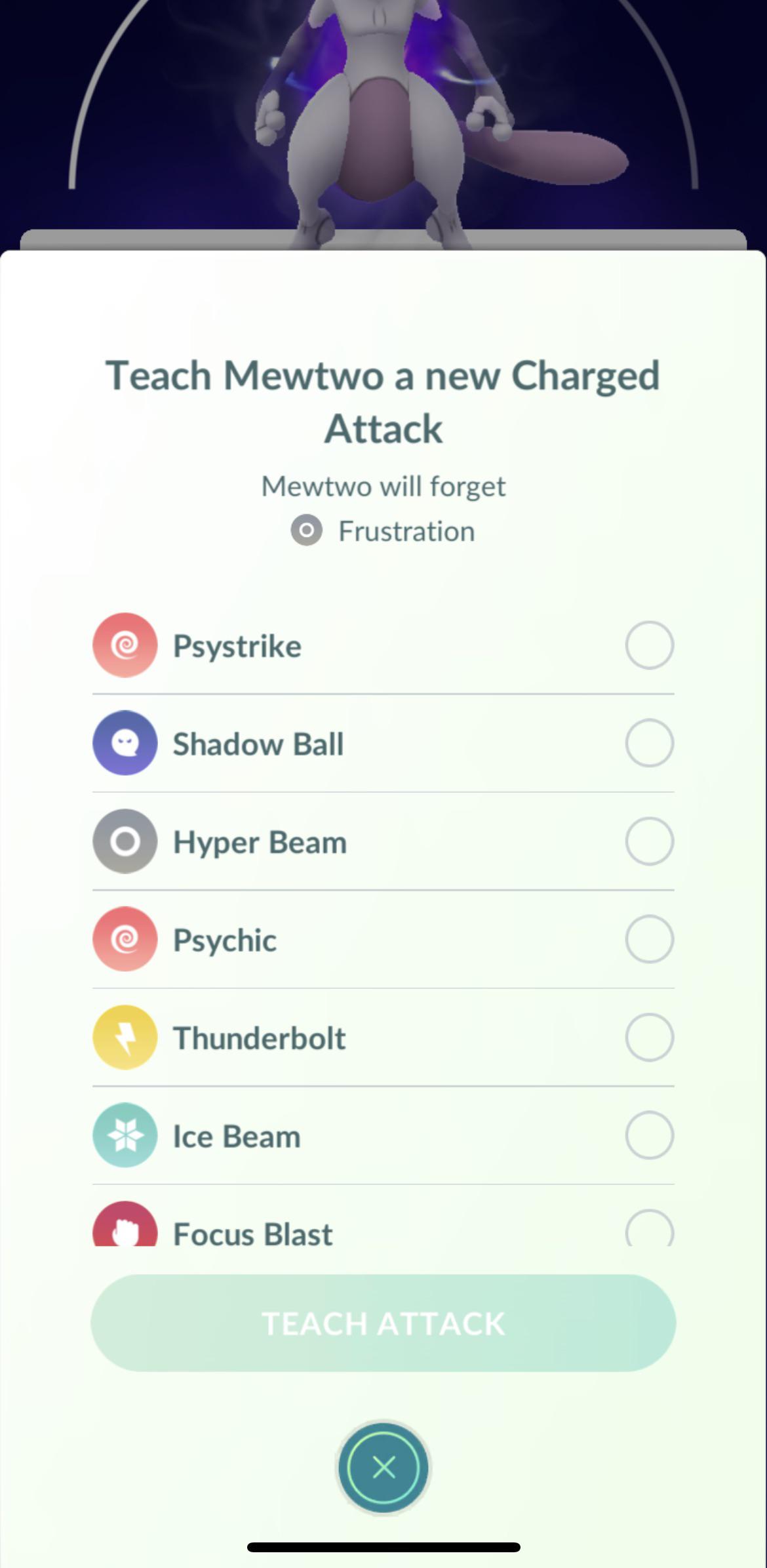 mewtwo pokemon go best moves