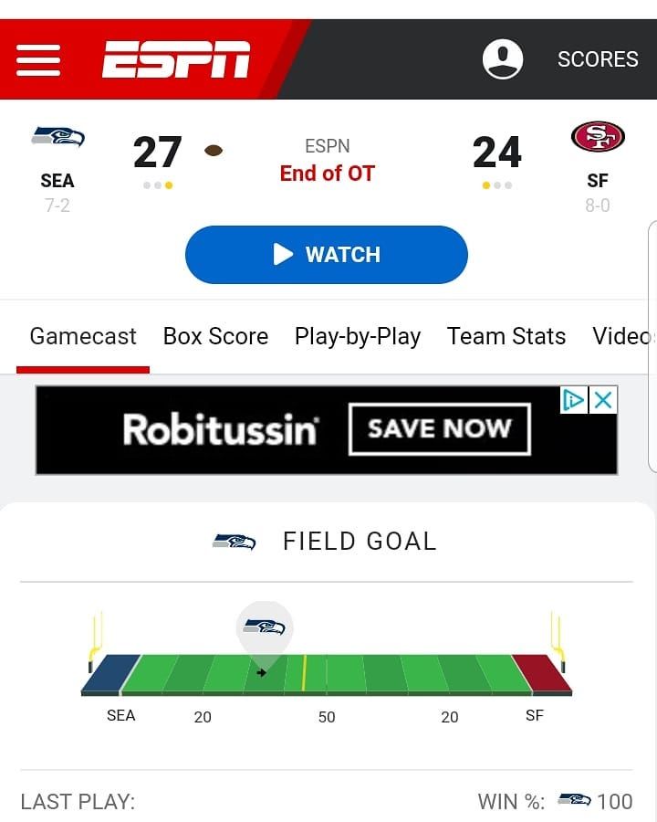 espn gamecast