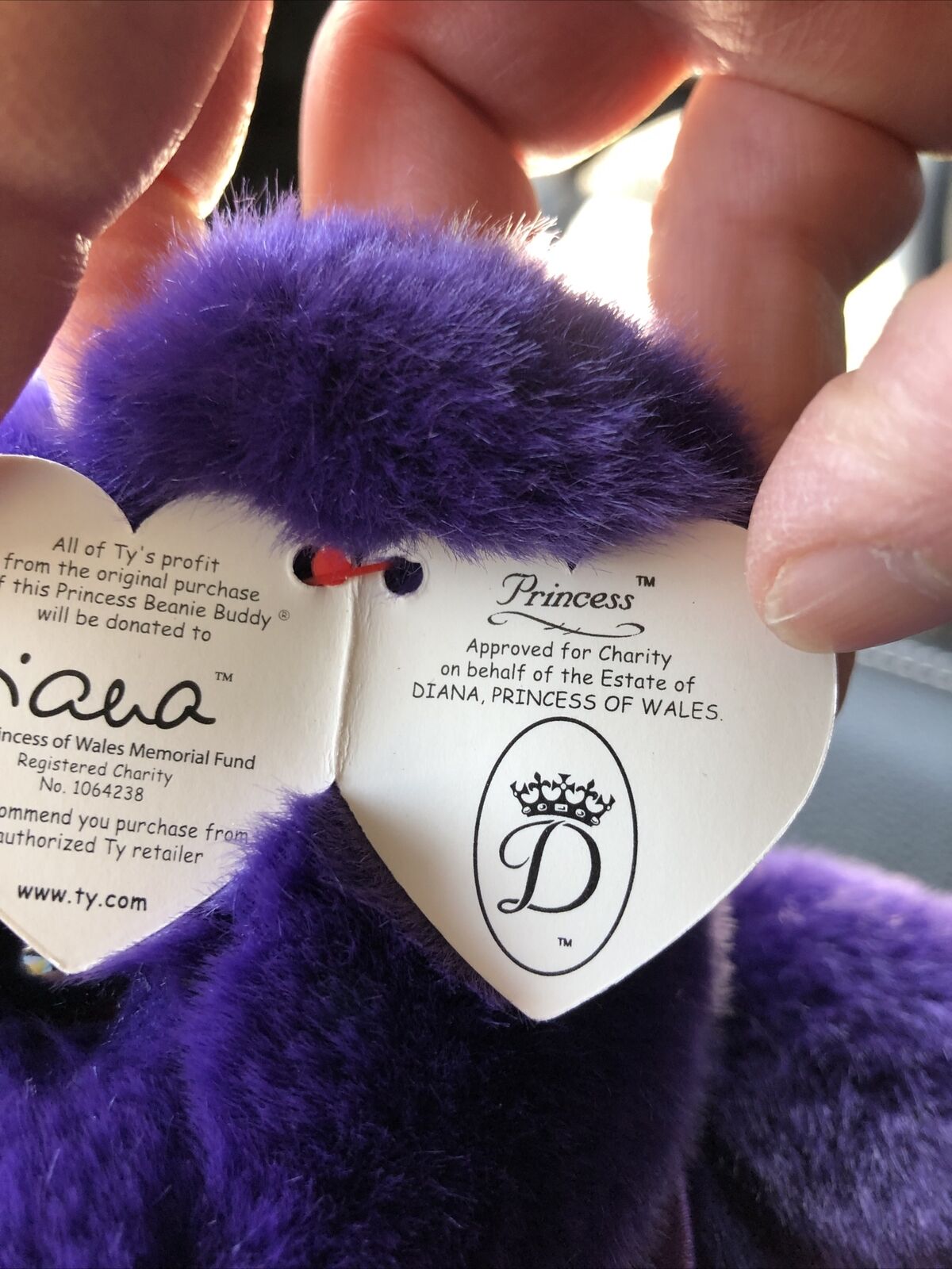 princess diana beanie baby