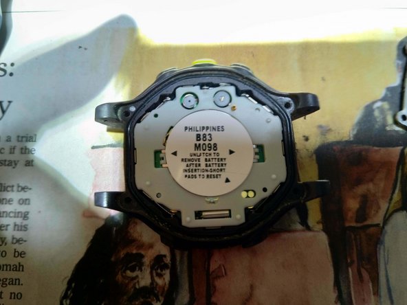 timex watch battery