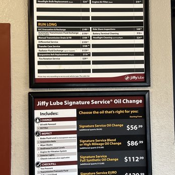 jiffy lube transmission fluid change cost