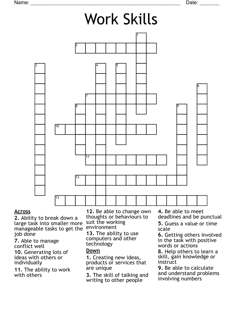 your knowledge is gained by experience crossword clue