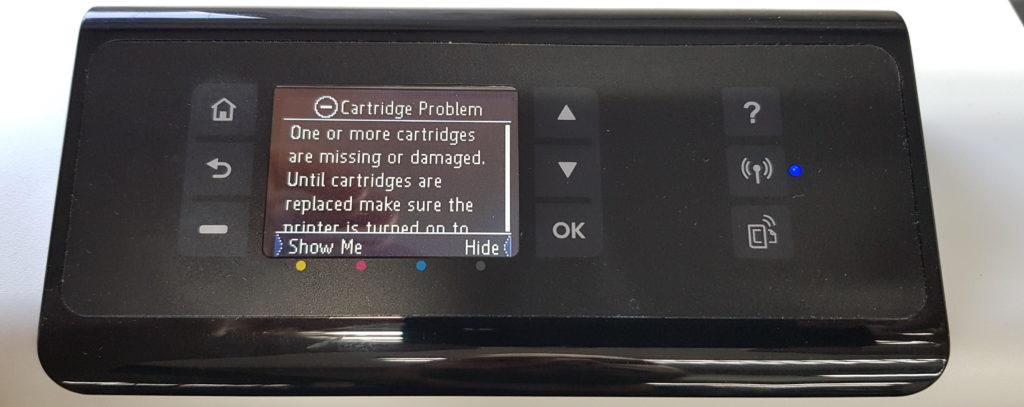 cartridge error