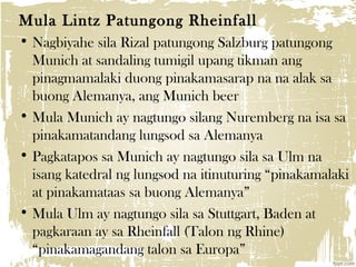 buong paglalakbay ni rizal