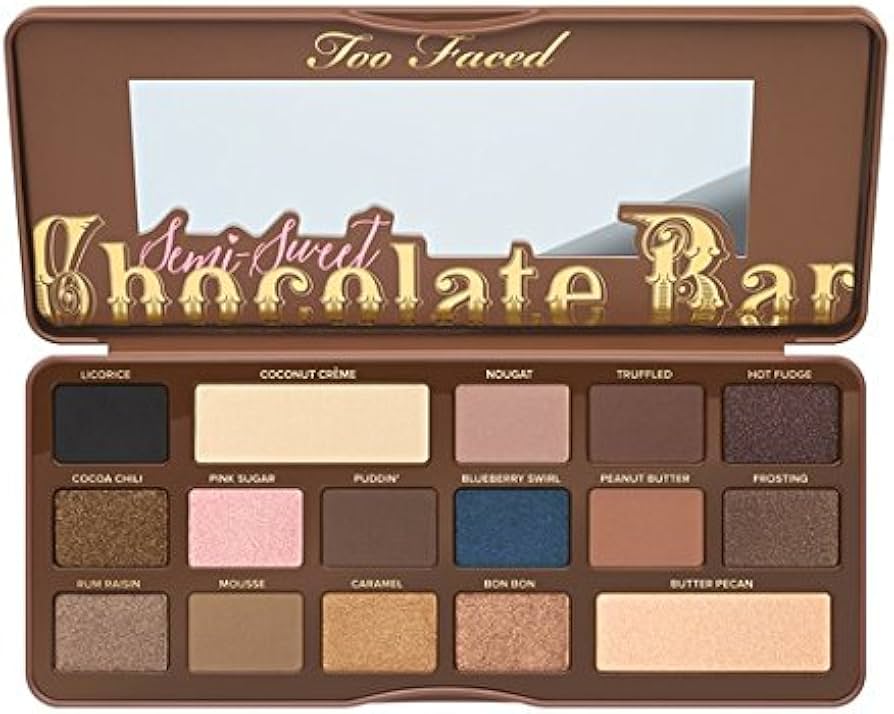 chocolate bar eyeshadow palette too faced