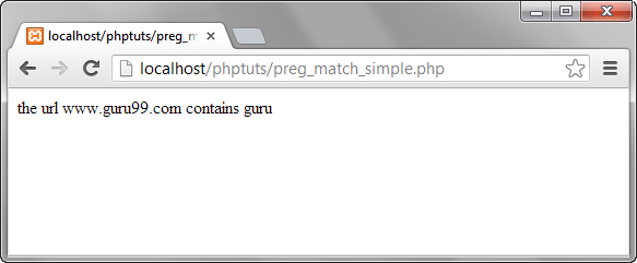 preg_match php