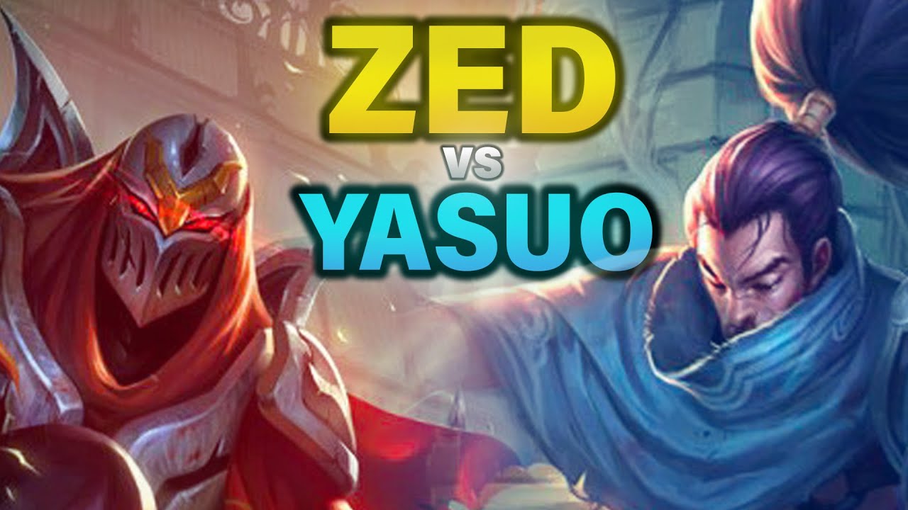 zed vs yasuo mid