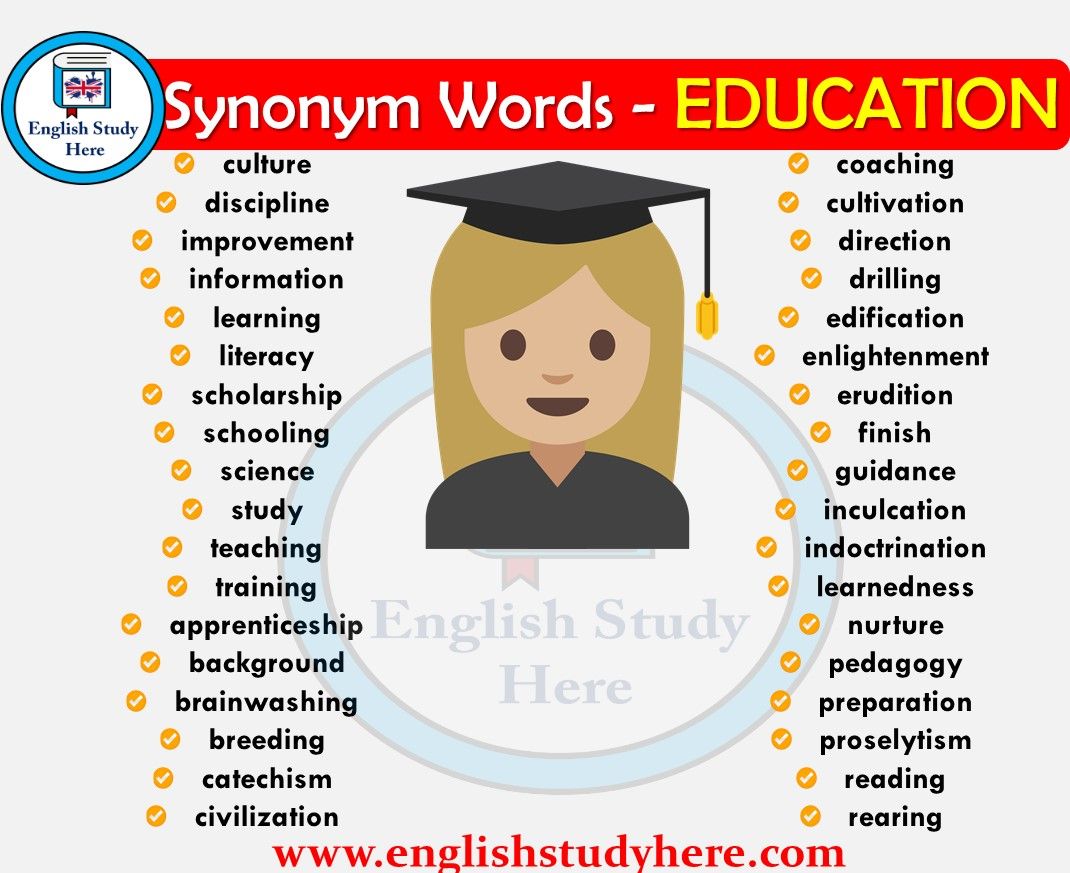 education synonyms