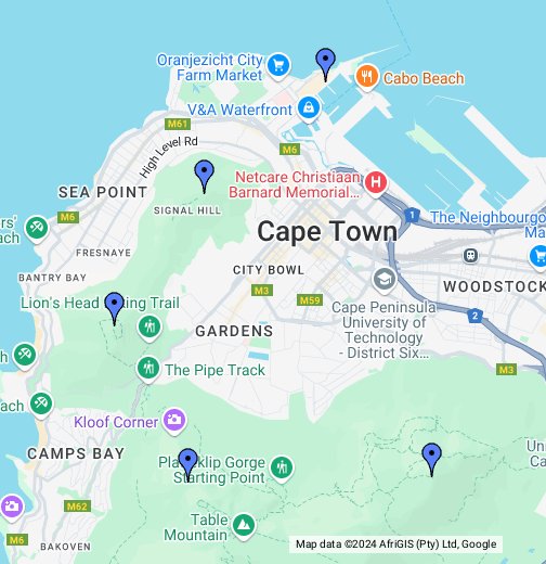 google maps cape town