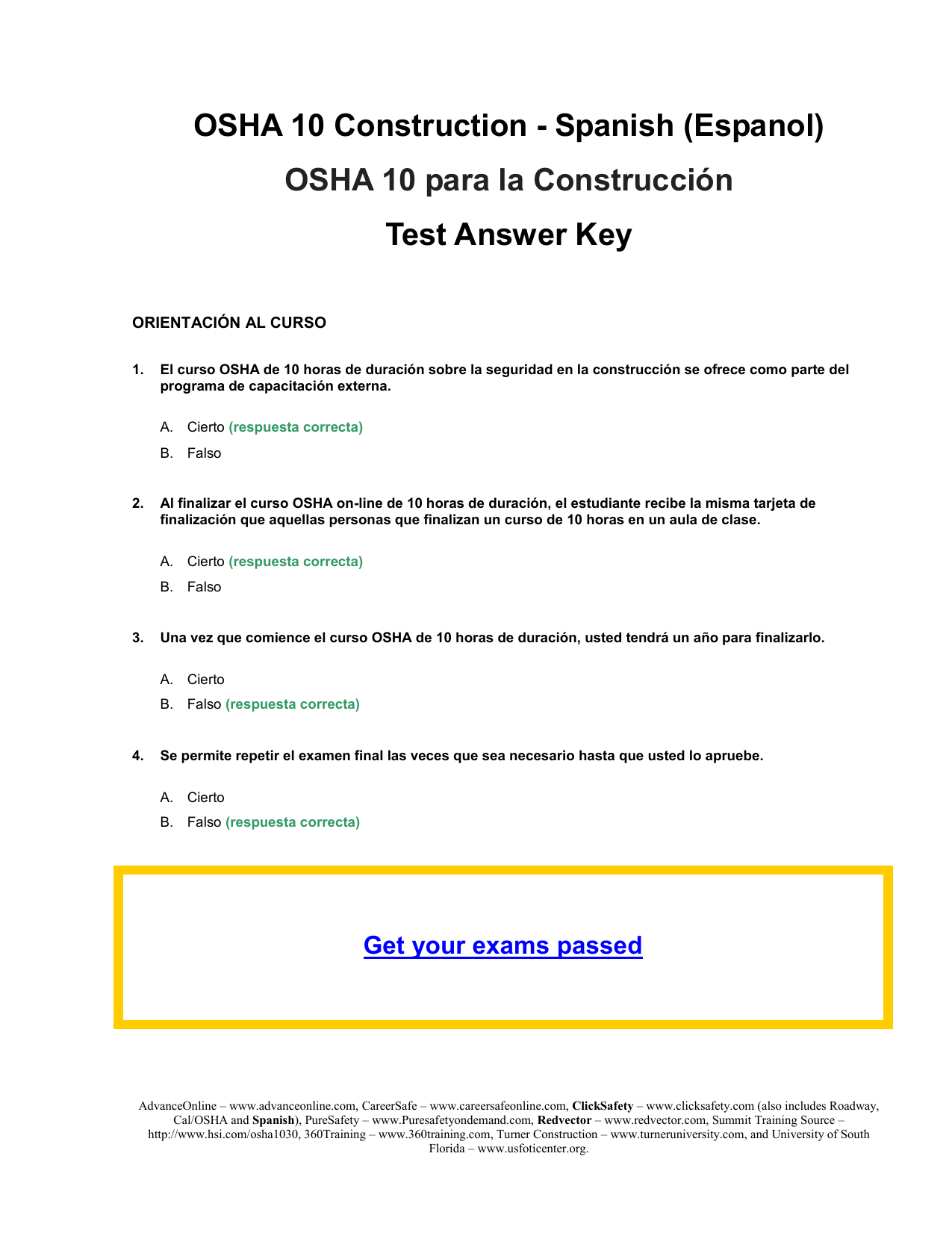 respuestas de osha 10 en español 2023