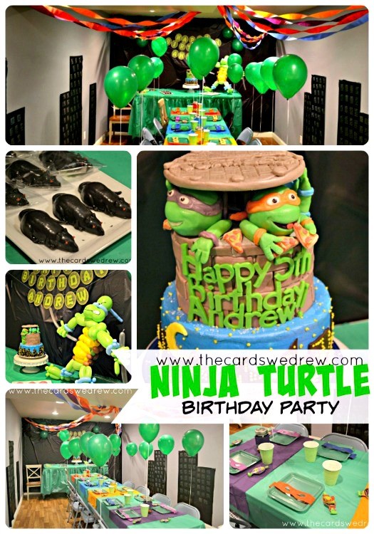 ninja turtle birthday party supplies