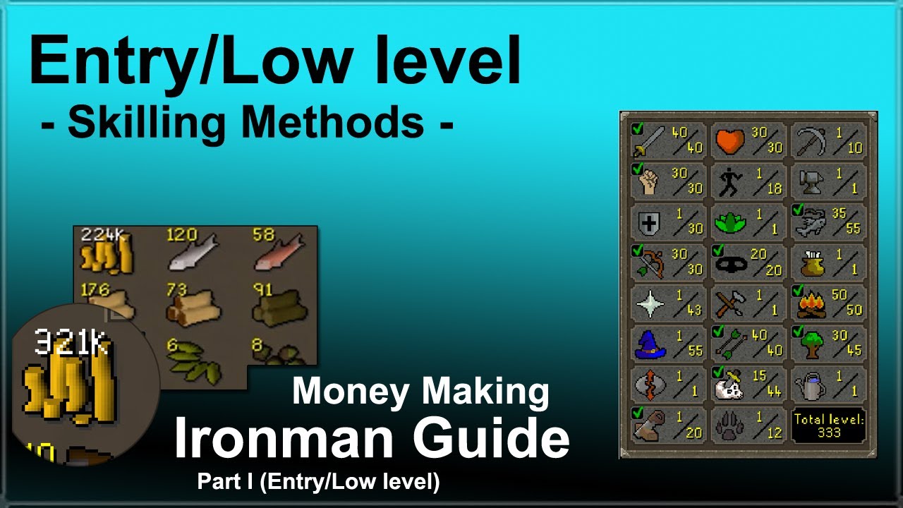 ironman osrs money making