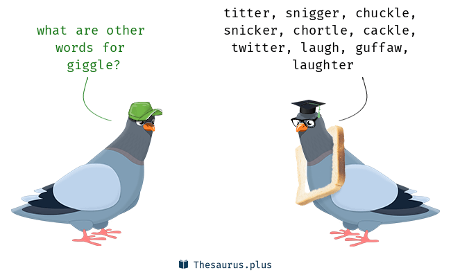 thesaurus giggle