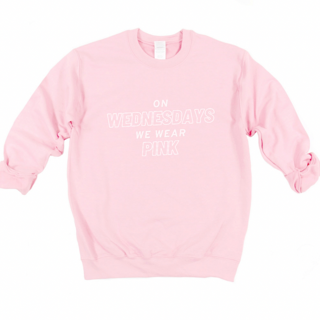 on wednesdays we wear pink jumper