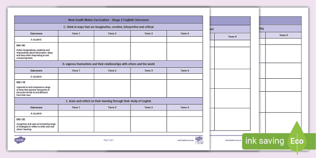 stage 2 english syllabus