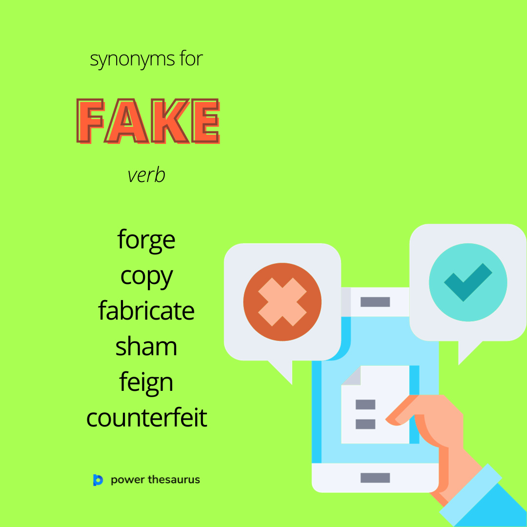 faking synonym