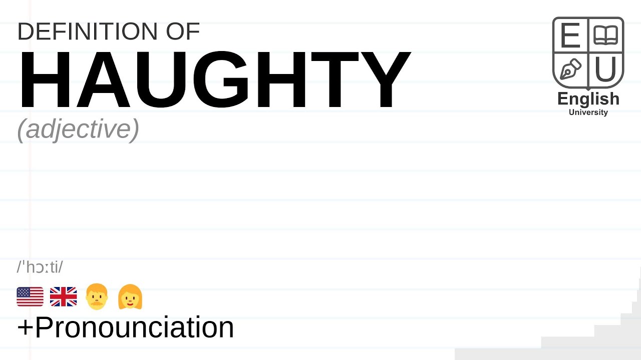 haughty define