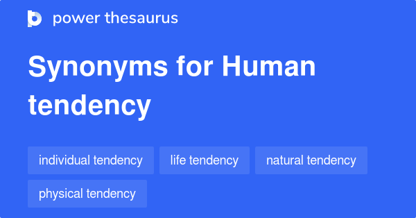 synonym tendency