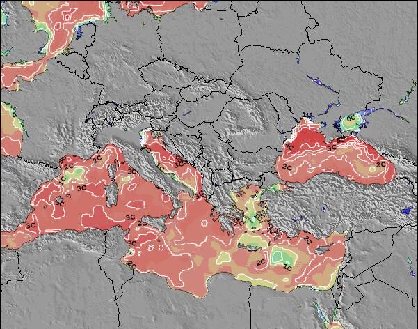 corfu sea water temperature