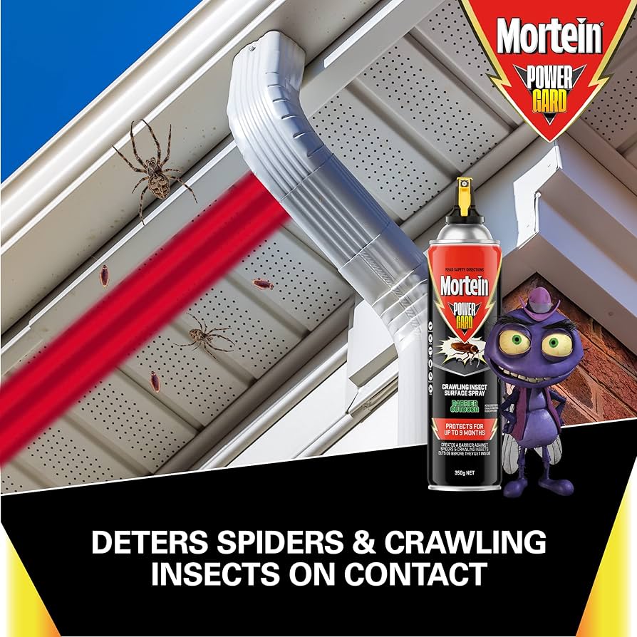 mortein powergard crawling insect surface spray barrier outdoor 350g