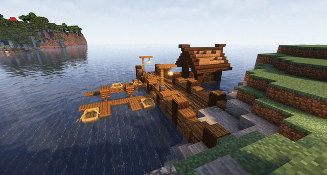 minecraft docks design