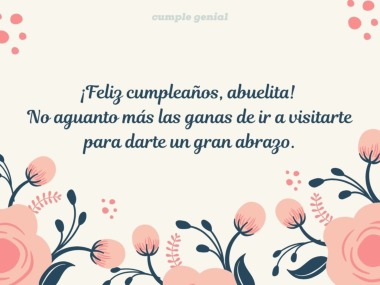 feliz cumpleaños abuelita