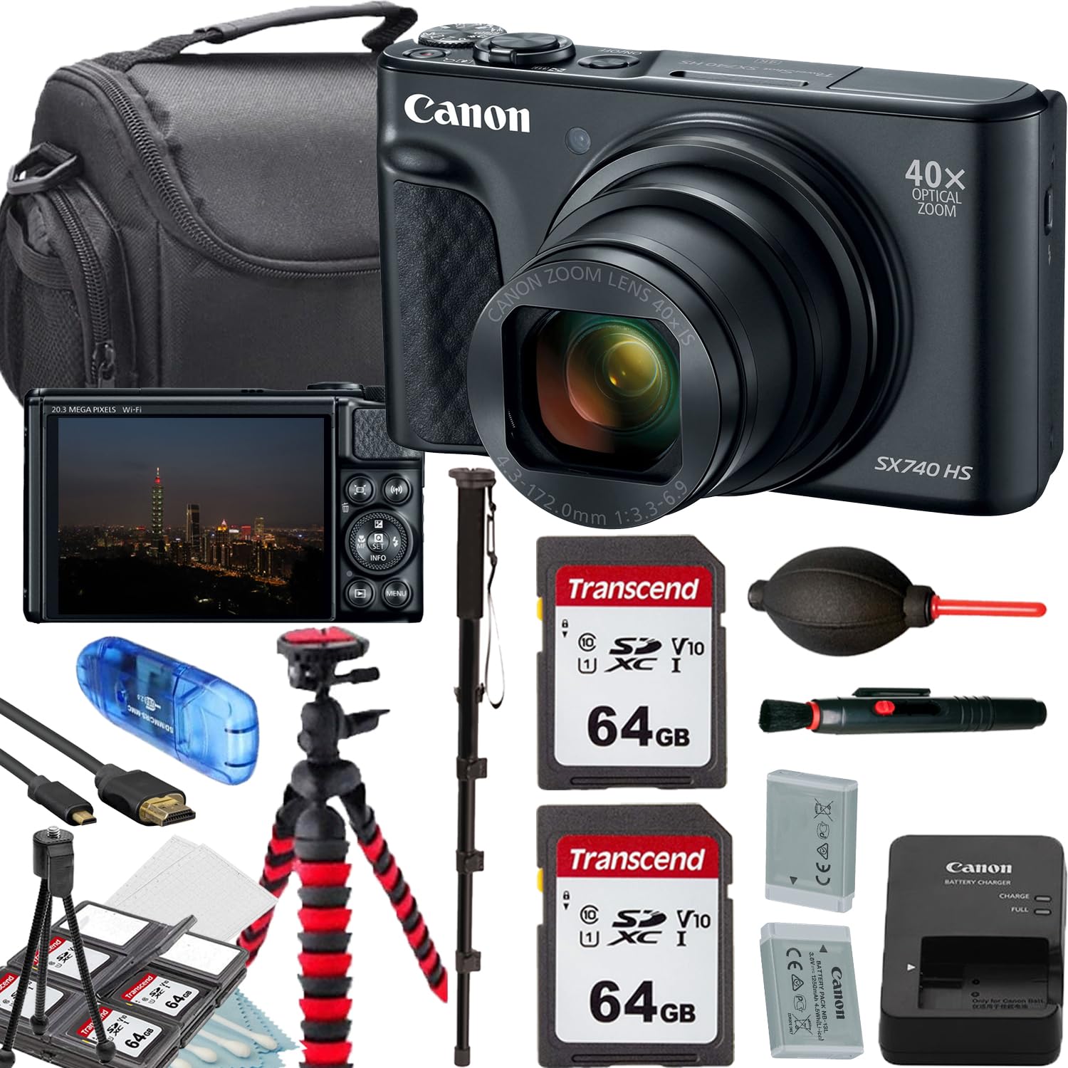 canon powershot sx740 hs accessories