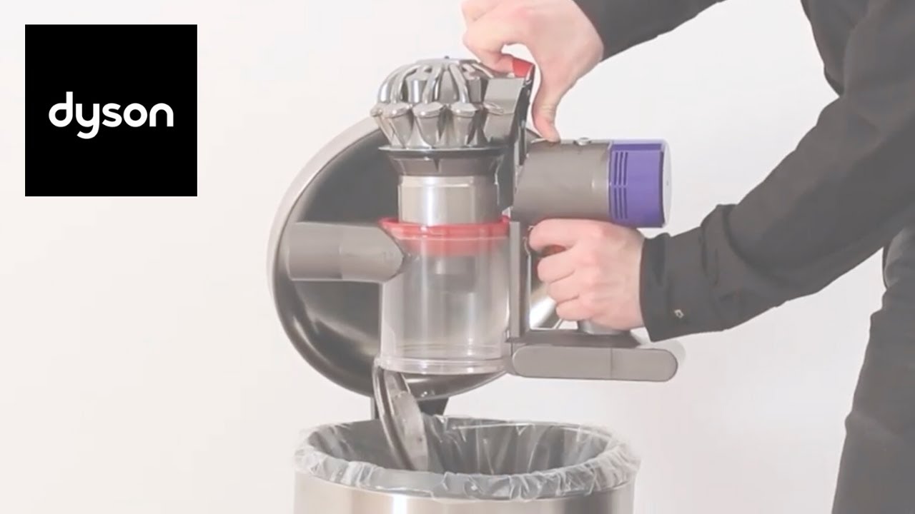 how do you open a dyson vacuum