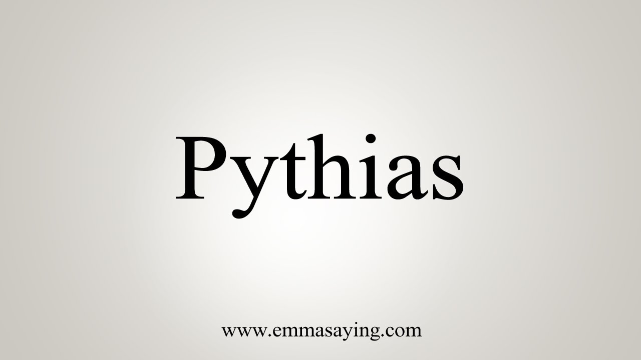 pythias pronunciation