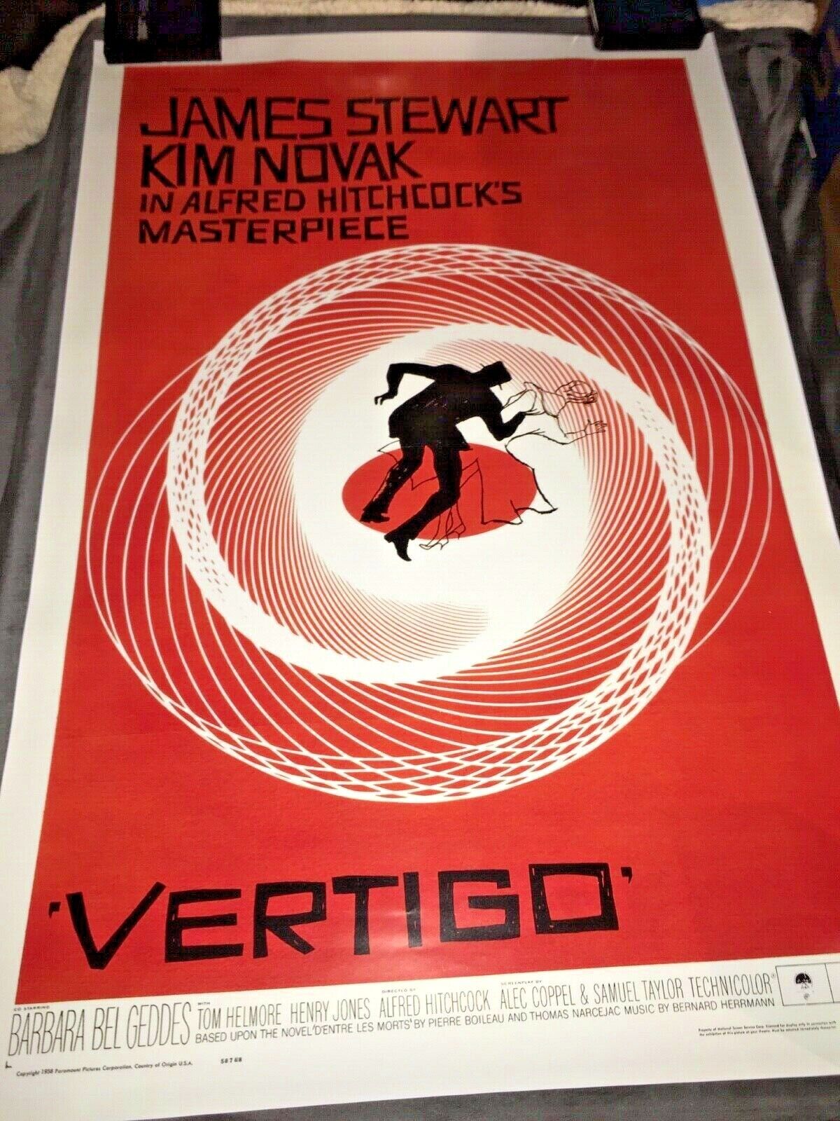 vertigo hitchcock poster