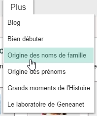 provenance du nom de famille