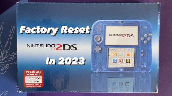 factory reset nintendo 3ds xl