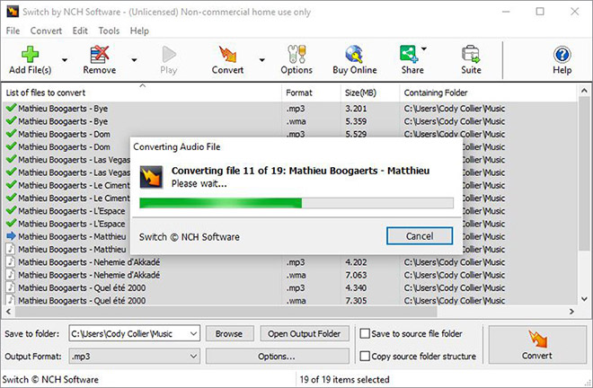 mp3 to wav converter free download