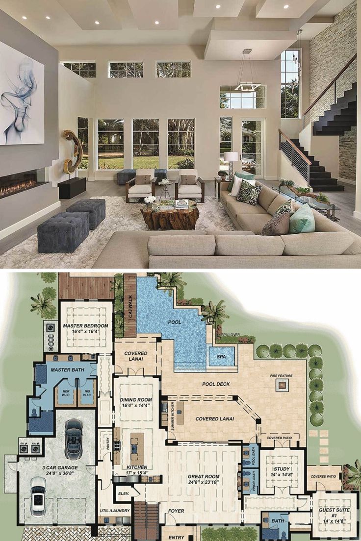 modern home floor plans