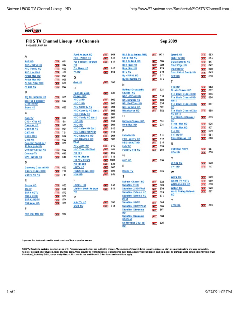 verizon discovery channel number