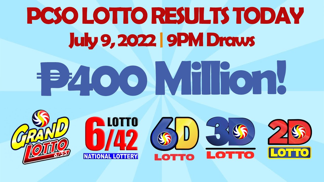 lotto results july 9 2022