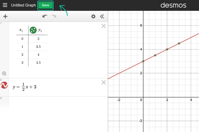 desmo graphing