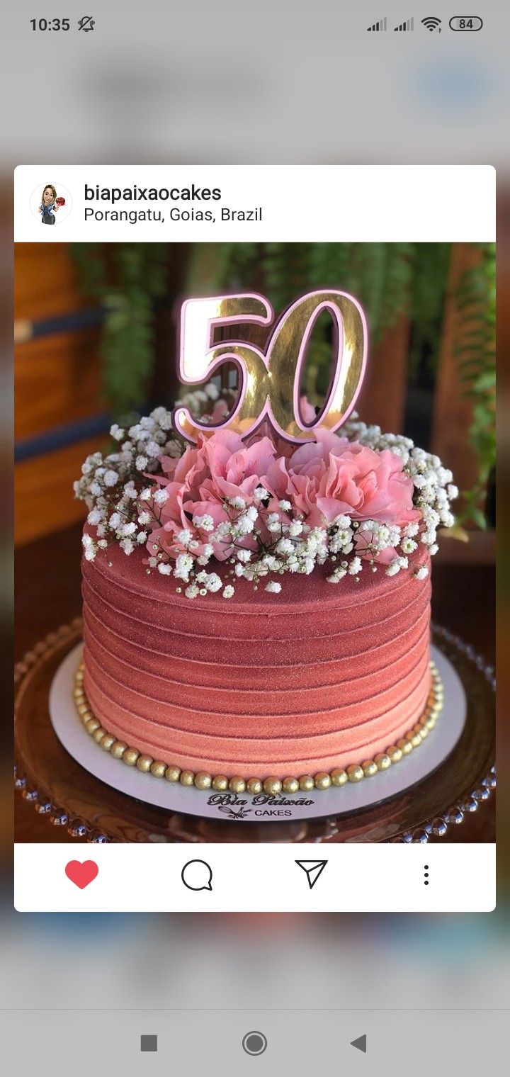 pasteles para mujer 50 años