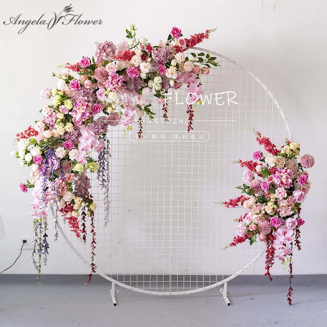 fake flower arch