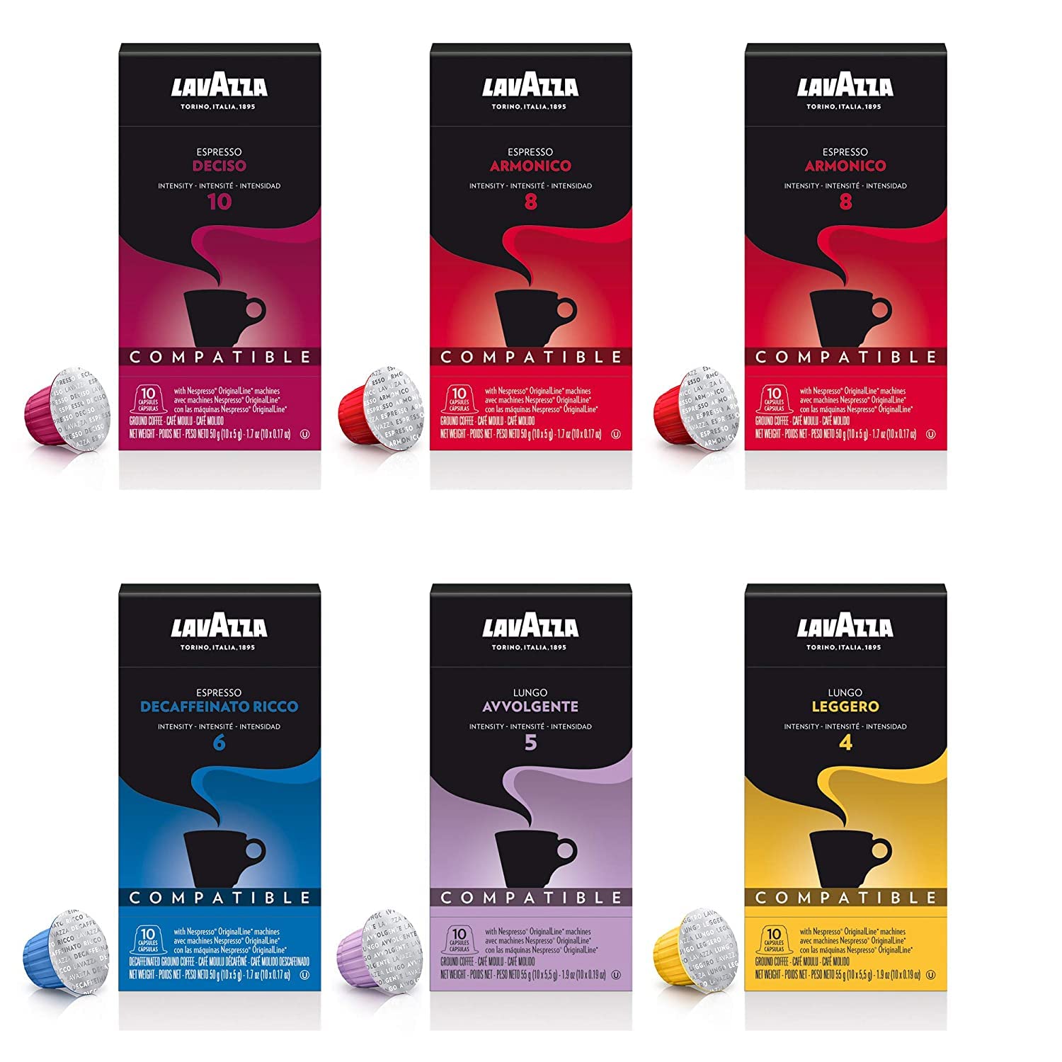 lavazza nespresso capsules